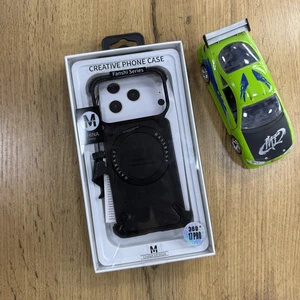 Metal case constructor (black leather)