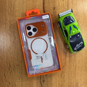 Clear case + protective camera