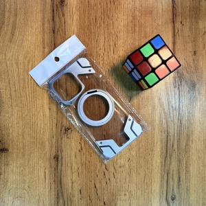 Metal case mag safe + подставка 15 pro max